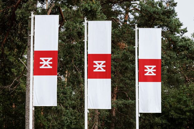 Enschede baniervlag 150 x 400 cm