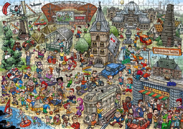 Enschede Puzzel - stukjes