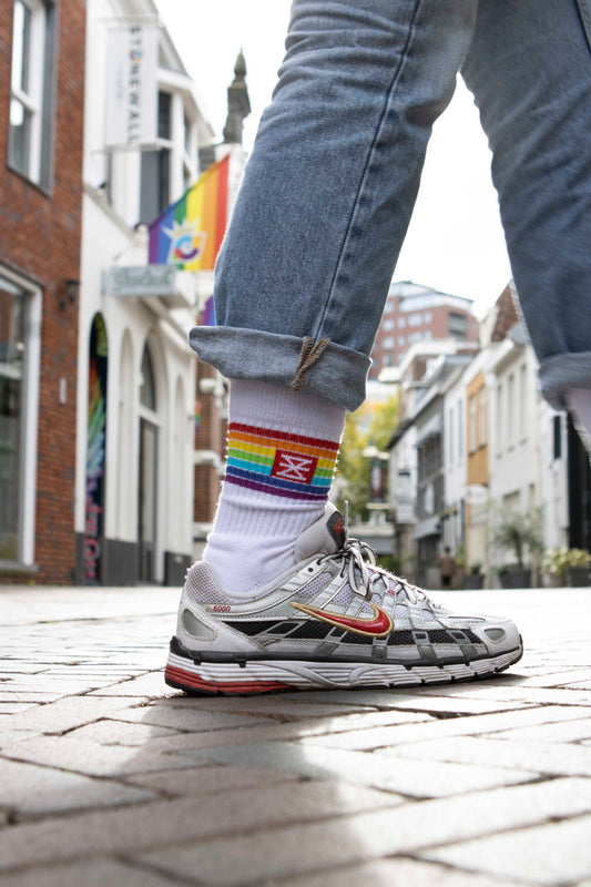 Enschede Pride sportsokken regenboog