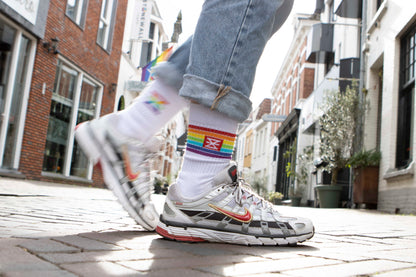 Enschede Pride sportsokken regenboog